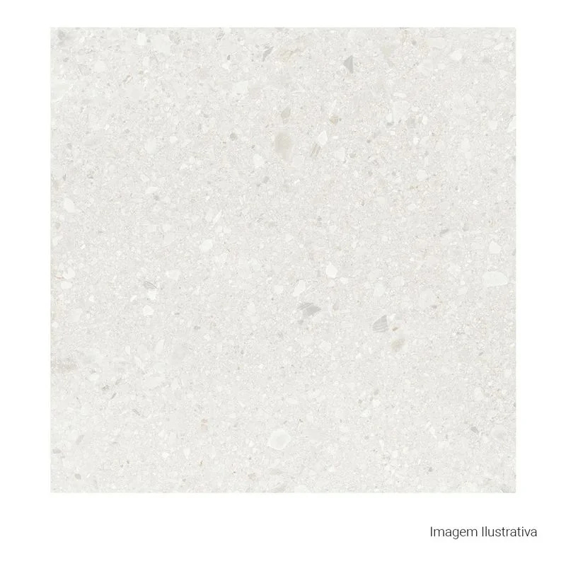 Porcelanato Pedra Natural 120X120Cm Soft Grey Portinari Caminho Retificado - 6063431A