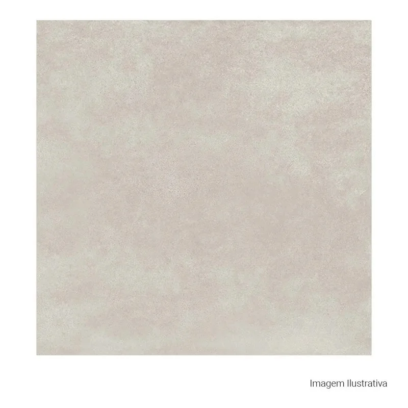 Porcelanato Cimento Natural 120X120Cm Soft Grey Portinari Citta Retificado - 6063433A