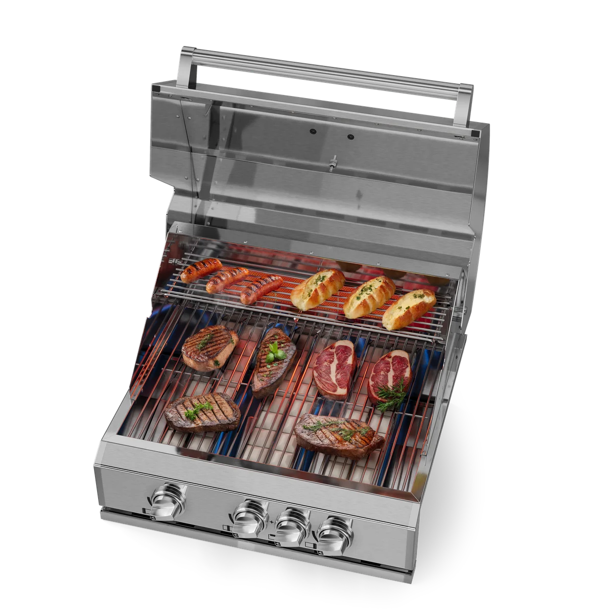 Churrasqueira Inox Gás 65 cm miniatura 4