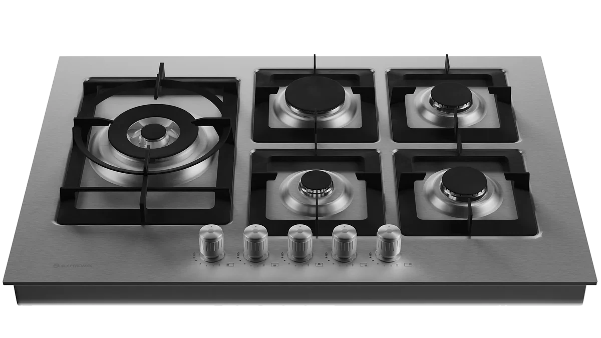 Cooktop Quadratto 5 queimadores 75 cm Bivolt