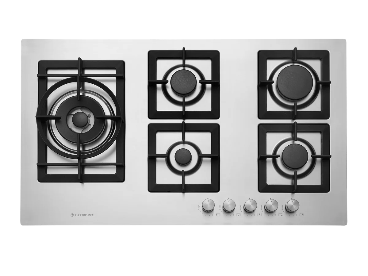 Cooktop Quadratto 5 queimadores 90 cm