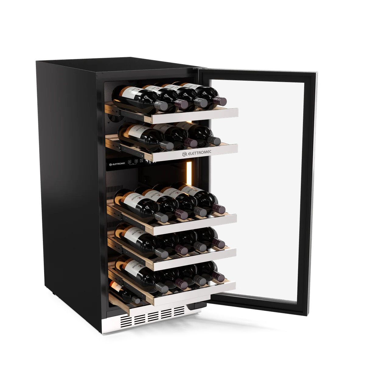 Adega Inox 25 garrafas Dual Zone Built-In Connect miniatura 3