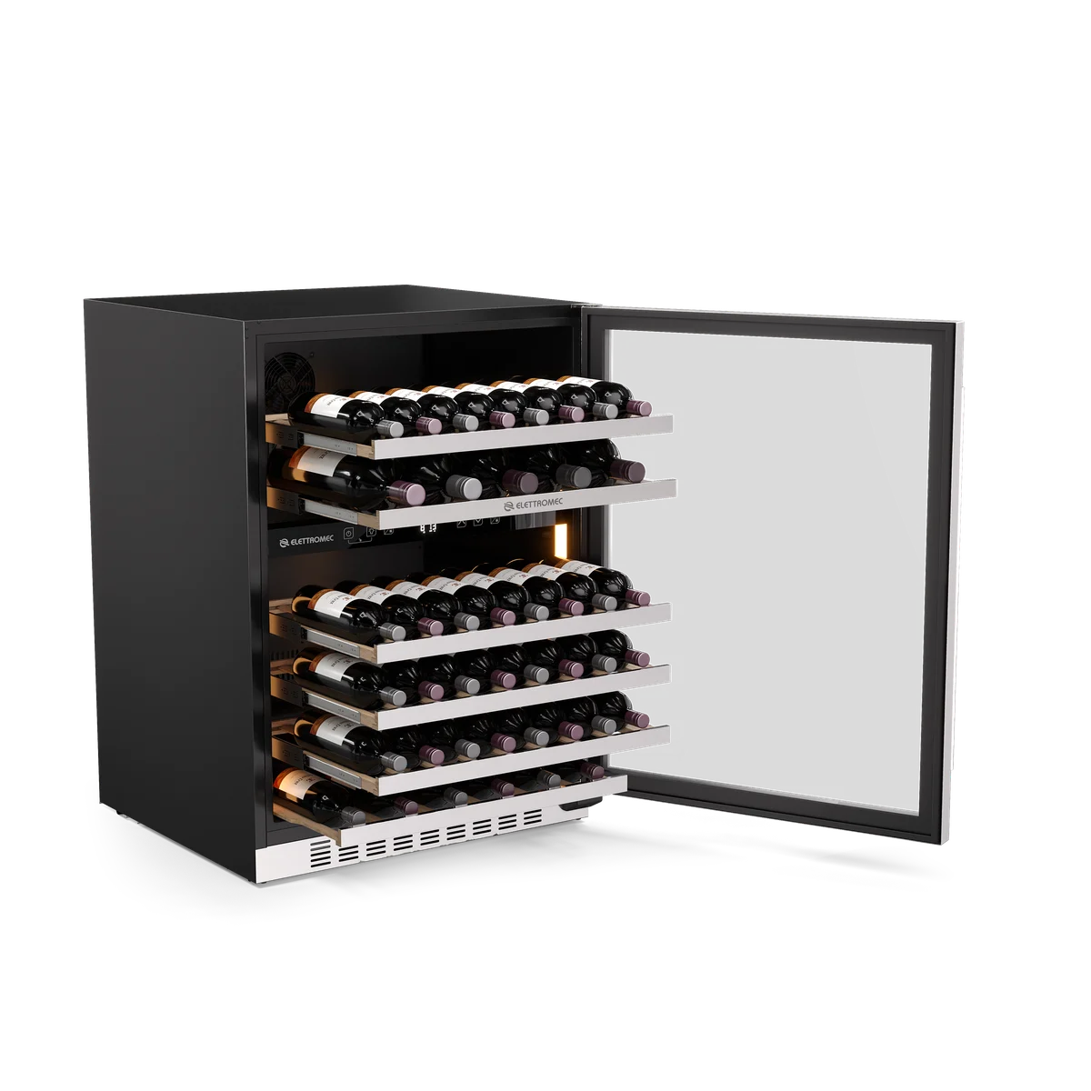Adega Inox 44 garrafas Dual Zone Built-In Connect 220V miniatura 5