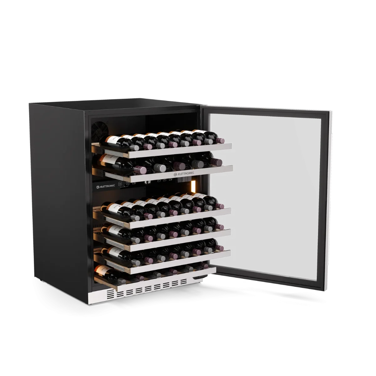 Adega Inox 44 garrafas Dual Zone Built-In Connect 220V miniatura 2