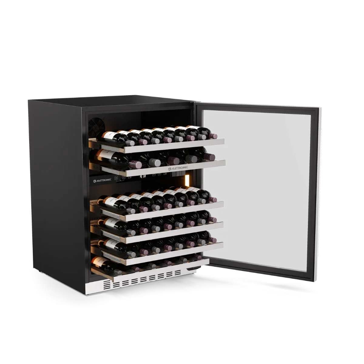 Adega Inox 44 garrafas Dual Zone Built-In Connect 220V miniatura 7